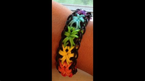 Check spelling or type a new query. How to make a rainbow loom starburst bracelet - YouTube