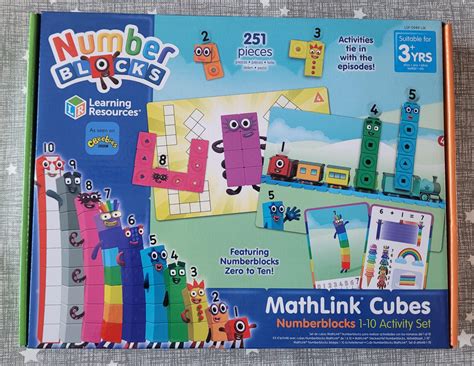 Learning Resources Mathlink Cubes Numberblocks 1 10 Activity Set Review