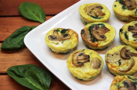This mushroom tart, a spinach quiche and a leek and mushroom quiche. Mushroom Spinach Quiche Cups - Dish by Dish