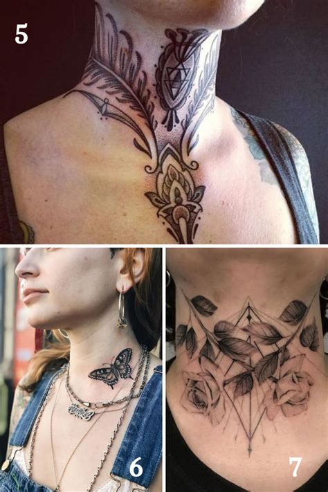 Aggregate 88 Small Front Neck Tattoos For Females Best Ineteachers