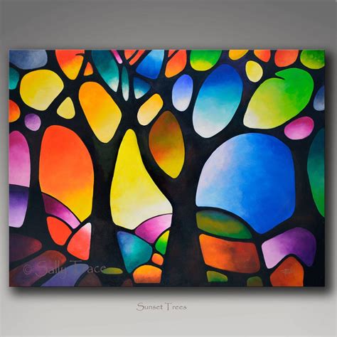 Cet Article Nest Pas Disponible Etsy Abstract Tree Painting