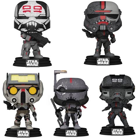 Star Wars The Bad Batch Funko Pop Complete Set Of 5 Pre Order Big Apple Collectibles