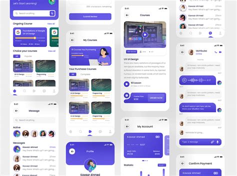 Шаблон мобильного приложения KP Learning для Figma - Figma Community