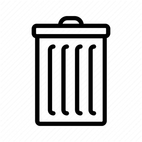 Apple Delete Junk Recycle Bin Rubbish Trash Trash Can Icon