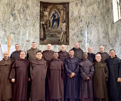 Carmelite And Discalced Carmelite Monks Catholic Stock Photo