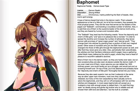 Kenkou Cross Baphomet Baphomet Monster Girl Encyclopedia Monster Girl Encyclopedia Hard
