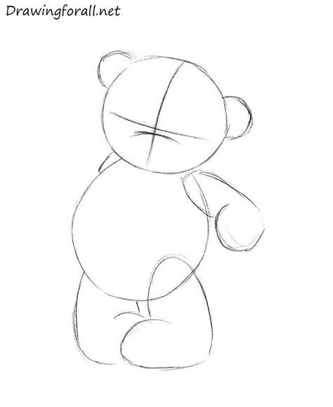 Easy Teddy Bear Pencil Drawing ~ Bear Crafts Teddy Craft Activities