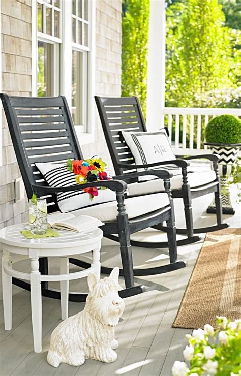 Browse our outdoor dining chairs. Nantucket Rocking Chair | Porch furniture, Rocking chair ...