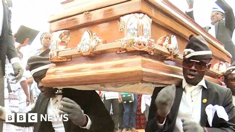 Ghanas Dancing Pallbearers Bring Funeral Joy Bbc News