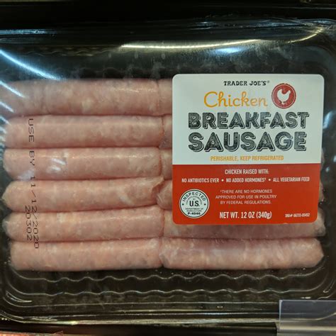 Trader Joes Uncooked Chicken Breakfast Sausage Well Get The Food