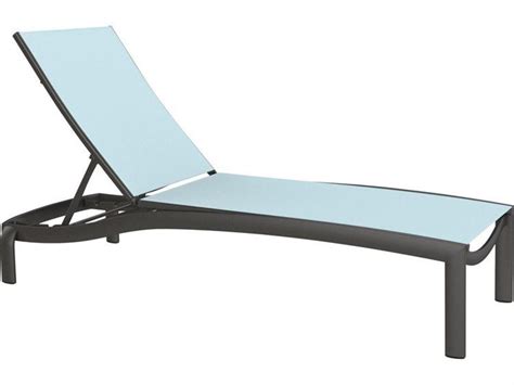 Tropitone Kor Relaxed Sling Aluminum Chaise Lounge In 2021 Patio