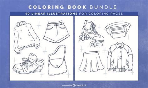 Fashion Coloring Book Pages