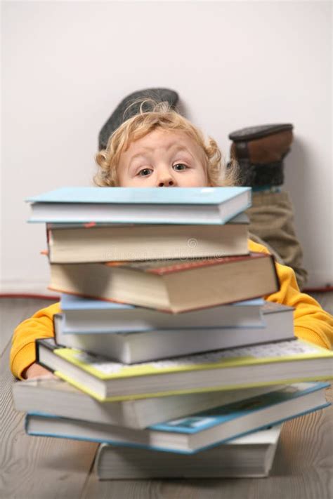 Boy With Books Picture Image 8240543