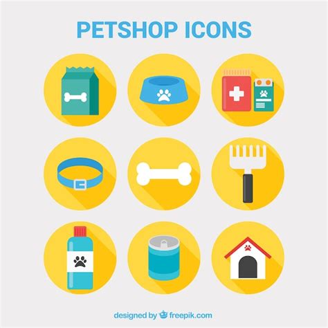 Premium Vector Petshop Icons