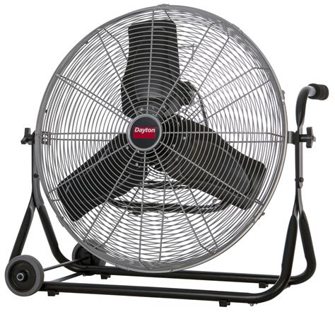 Dayton 24 In Blade Dia 3 Speeds Mobile Floor Fan 61ld8661ld86