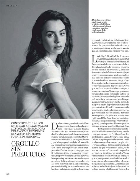 Lily Collins In Vogue Magazine Spain April 2019 Hawtcelebs