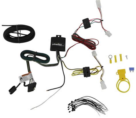 Trailer wiring color code explanation. 2017 Kia Niro T-One Vehicle Wiring Harness with 4-Pole Flat Trailer Connector