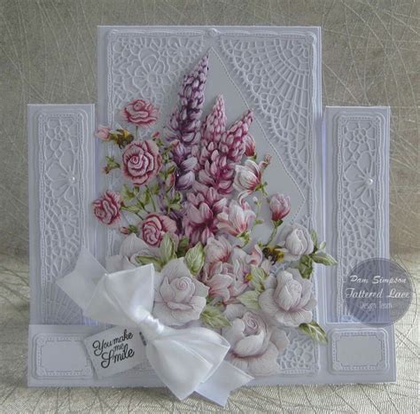 Pin By Linda Galus On Tattered Lace Cards Wedding Cards Handmade