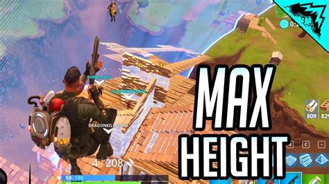 Fortnite At Max Height Fortnite Battle Royale Highlights Youtube
