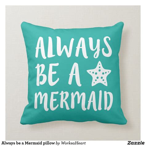 Mermaid Bedroom Mermaid Nursery Mermaid Pillow Mermaid Theme