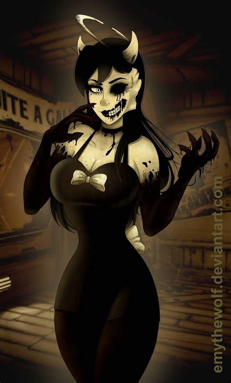 Shes Quite A Gal By Emythewolf On Deviantart Bendy And The Ink