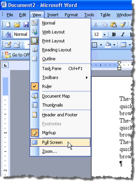 View Menu In Ms Word 2003 Hubpages