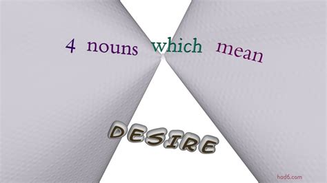 Desire 5 Nouns Which Are Synonym Of Desire Sentence Examples Youtube