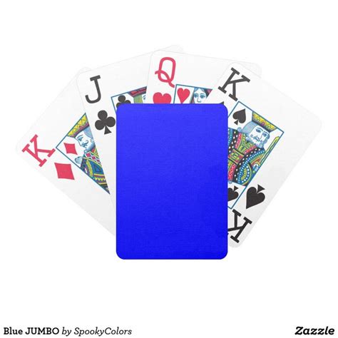Blue Jumbo Playing Cards Bicycle Playing Cards Cards