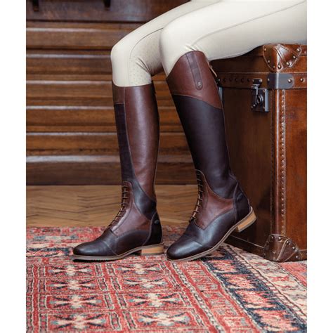 Shires Moretta Womens Pietra Riding Boots Chestnut Footwear From