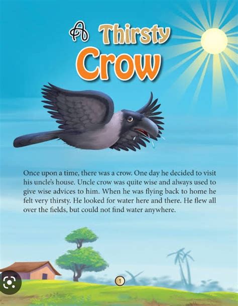 The Thirsty Crow One Hot Day A Thirsty Crow Flew All By Asrafalitamliyar Medium
