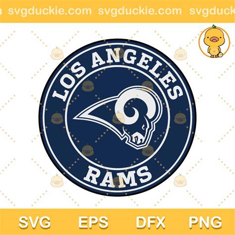 Nfl Los Angeles Rams Logo Svg Rams Football Design Svg
