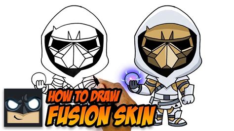 How To Draw Fusion New Fortnite Chapter 2 Skin Cartoo