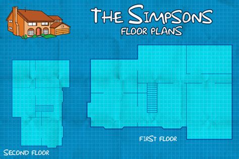 The Simpsons Virtual Floor Plan On Behance