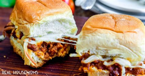 These Lasagna Sliders Are Bite Sized Sandwiches Filled