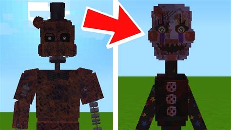 Escaping Fnaf Ignited And Tormented Animatronics In Minecraft