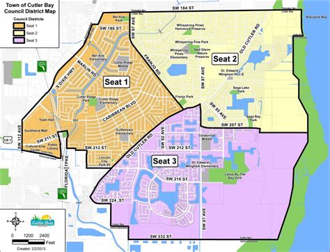 Cutler Bay Seat Map Town Of Cutler Bay Florida