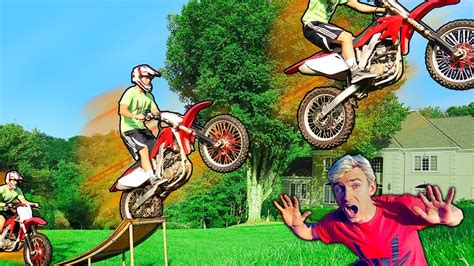 A dirt jump mtb might be just what you need. EPIC DIRT BIKE JUMP!! - YouTube