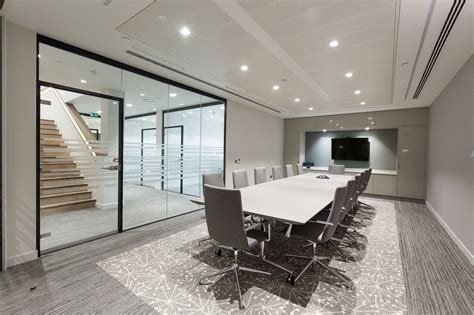 Simple Monochromatic Conference Room Design Office Interior Design