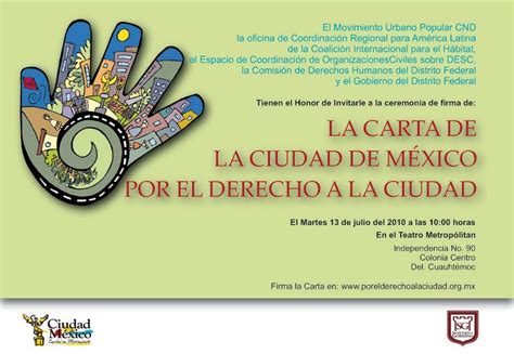 Centro de atención telefónica del gobierno del estado de méxico. Carta de la Ciudad de México por el Derecho a la Ciudad ...