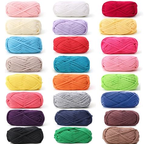 24 Color 100g Woolen Yarn Diy Woven Thread Cotton Cloth Wool Yarn Hand