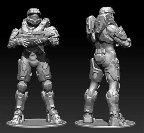 Master Chief Halo Model 3d For Printing 3d Model 3d Printable Cgtrader