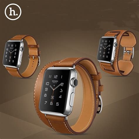 Apple watch bands are the perfect way to personalize any apple watch model and make it fit your style for any silicon apple iwatch band. 3 in 1 Hoco Genuine Leather Strap Cuff Bracelet Leather ...