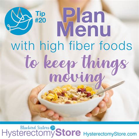 A ¼ cup serving contains close. Plan high fiber meals - Hysterectomy Store Blog