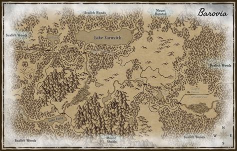 Made A Player Handout Map Of Barovia For My Dm Thought Id Share For