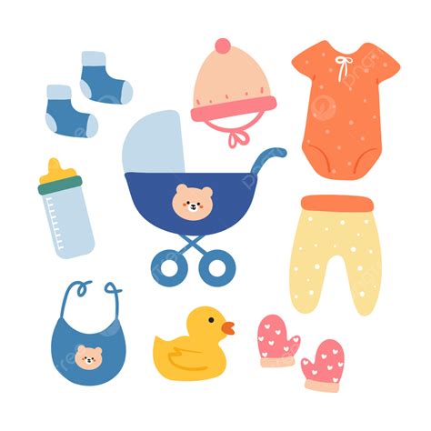 Baby Stuff Clipart Transparent Background Cartoon Baby Stuff Sticker