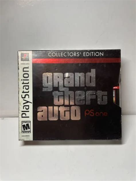 Grand Theft Auto Collectors Edition Ps1 Complete Wmaps And Sticker