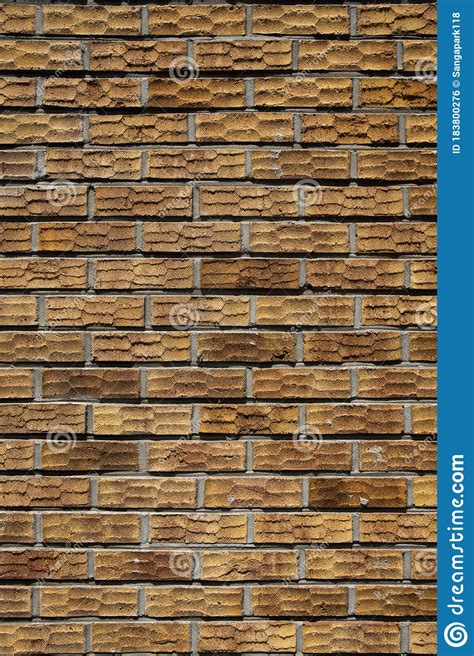 Brown Brick Wall Stock Photo Image Of Brown Exterior 183800276