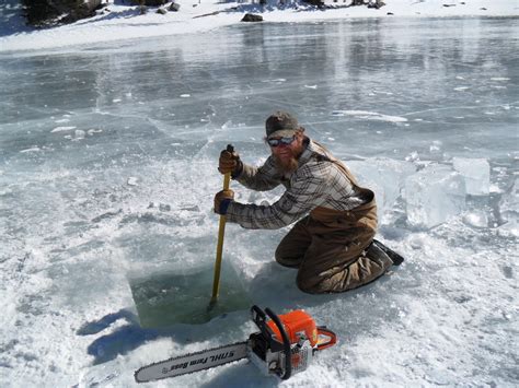 Colorado Fly Fishing Blog Redneck Ice Fishing Or Resourceful