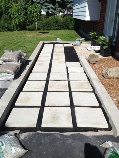 Flagstone patio ideas have a porch that stretches around one or more sides. DIY Simple But Beautiful Walkway Ideas On A Budget 32 ...