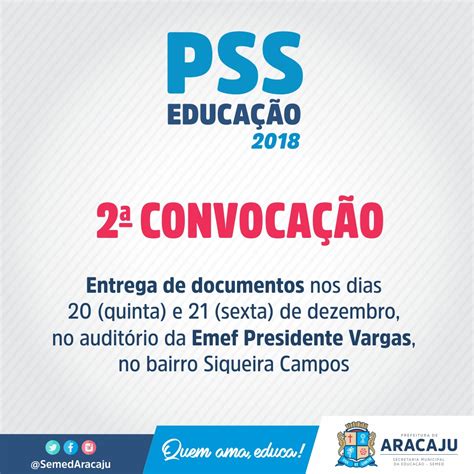 Pss Da Educação Nova Entrega De Documentos Será Nestas Quinta E Sexta